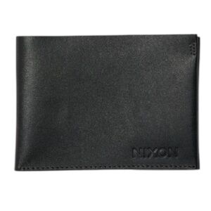 Nixon Cache Bifold Black colored Leather Wallet